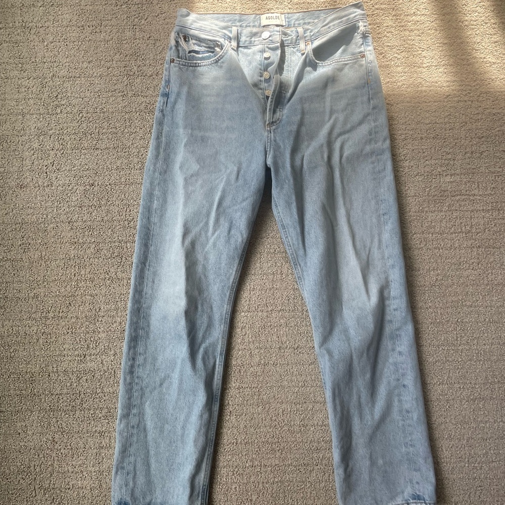AGOLDE 90s Mid Rise Loose Fit Jeans in Snapshot Sz 27
